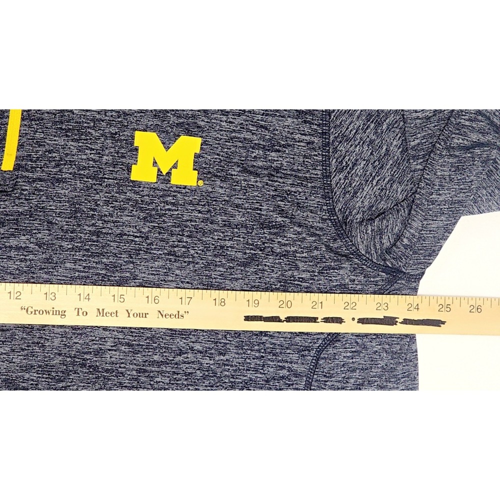 Michigan Men's Colosseum Navy Quarter-Zip lightweight activewear XL - Picture 8 of 9